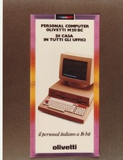 B - Foto Photo Fotografia Anni 80 - Pubblicitaria Computer Olivetti 16 Bit