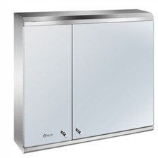 Armadio Specchio Bagno Acciaio