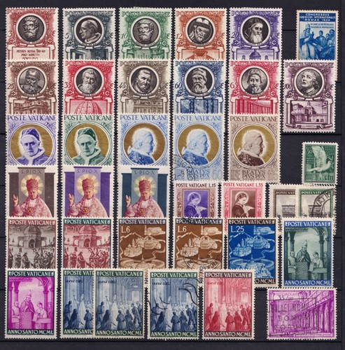 Lot timbres vatican - du, /