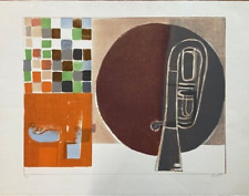 Saetti Bruno (Bologna, 1902-1984) OPERA GRAFICA Litografia Firma Timbro 50x70 cm