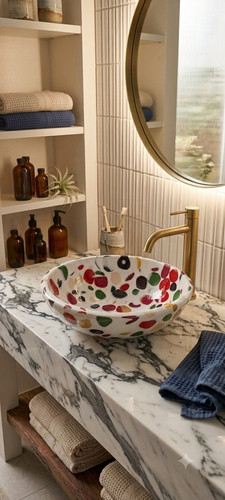 Lavabo resina fatto mano - fatto,