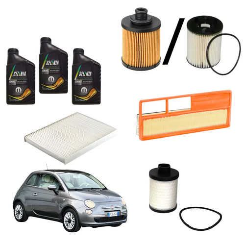 Kit tagliando fiat 500 - kit,