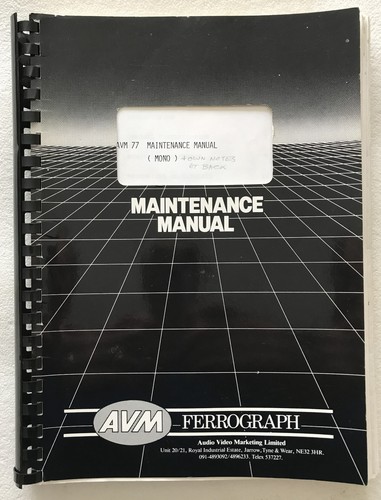 Avm ferrograph serie - ferrograph, 77
