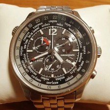 Orologio Uomo CITIZEN Promaster Usato World Time Cronografo Solar Eco Drive Nero