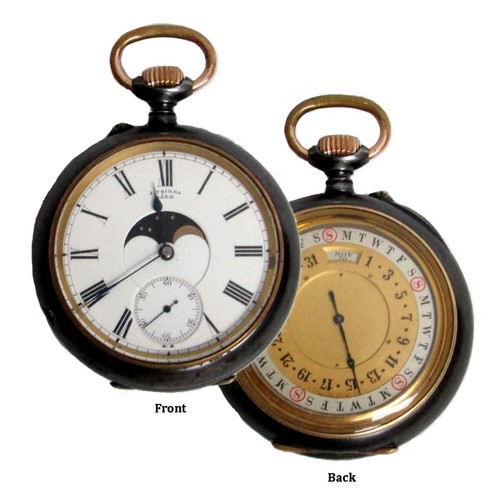 Superbo orologio tasca fasi - da,