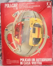 AUTOPISTA ELETTRICA RACING CAR POLICAR POLISTIL ITALIA ANNI '70
