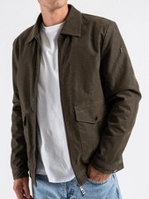 OVER/D GIUBBOTTO COLLO CAMICIA - VERDE - OC1F2W5J02-VRD