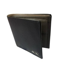 Portafoglio da uomo Prada in pelle Saffiano nera