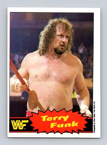 Terry funk 1985 pee chee - terry, wwf