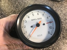 Ducati 750SS 900SS Veglia contagiri tachimetro meccanico fronte bianco