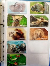 8 SCHEDE TELEFONICHE DA COLLEZIONE - EDIZIONE "ANIMALI PER MODO DI DIRE"