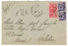 1944 RSI - Espresso per Cellatica con 50 c. Monumenit e 2,50 Fratelli Bandiera