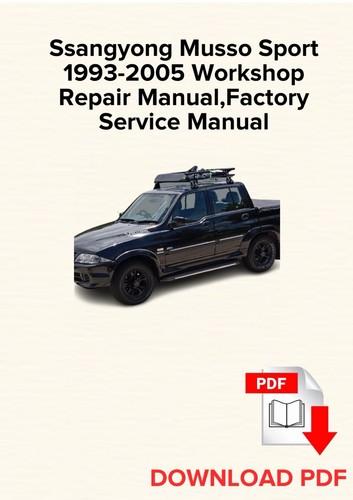 Ssangyong musso sport - musso,