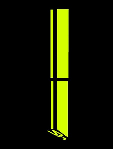 Adesivo scudo sport giallo - adesivo,