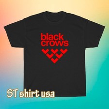 T-shirt nuova nera crows logo
