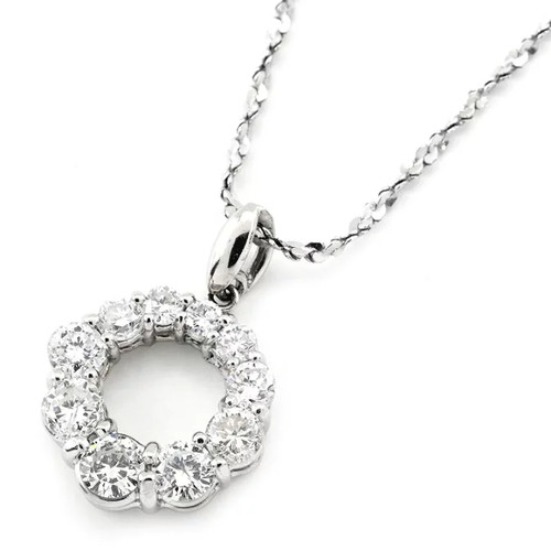 Collana con ciondolo floreale - con,