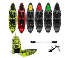 Kayak fishing a Pedali divisibile Big Mama Triken 330 Live S, con ruote e vasca