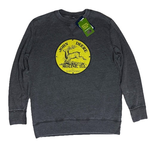 Felpa girocollo john deere - john,