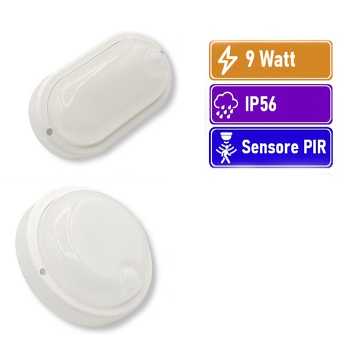 Plafoniera led per esterno - per,