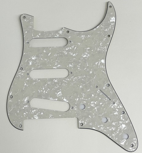 Ivory white pearl pickguard - ivory,