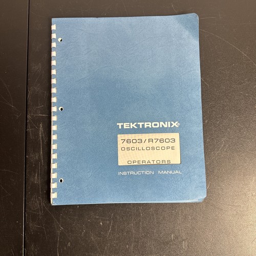 Tektronix 7603 r7603 - tektronix,