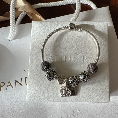 Bracciale pandora con - con, charms