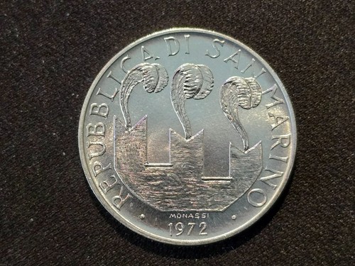 San marino lire - lire, 1972