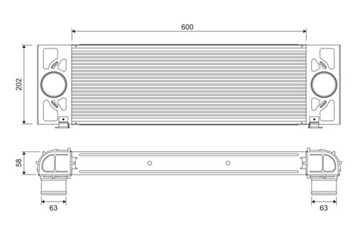 Intercooler valeo 818376 - intercooler,