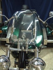 Parabrezza per manubrio 38 mm BOOM Rewaco WK Wolf Easy Trike protezione parabrezza
