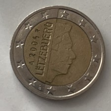 Moneta 2 euro Letzebuerg 2004 