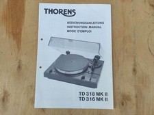Thorens TD 316 MK II 318 MK II