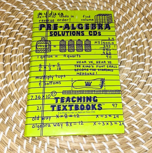 Pre algebra teaching - teaching, textbooks