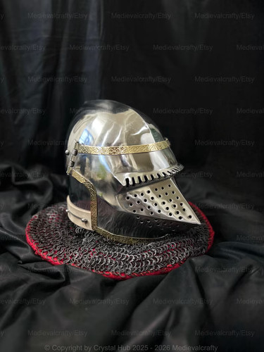 Elmetto medievale pieghevole