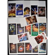 lotto 17 locandine GUERRE STELLARI STAR WARS lucas george kenobi fener tarkin la