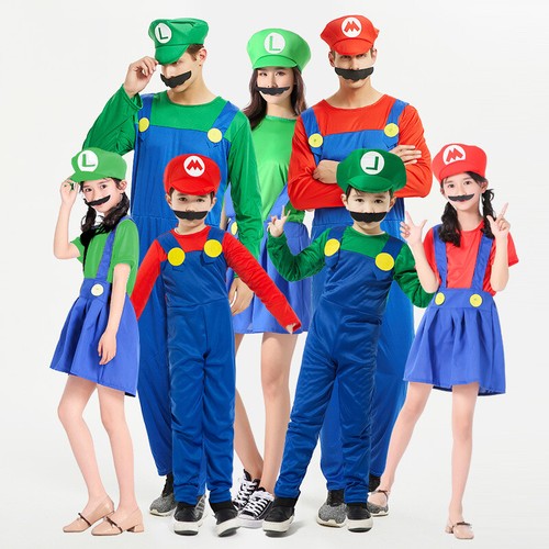 Costume vestito super mario - costume,