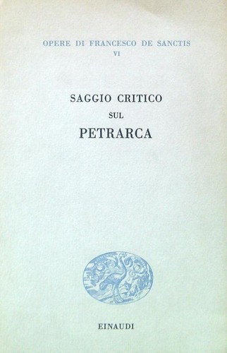 Saggio critico sul - saggio, de