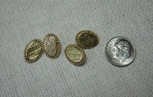Francese gemelli 14k oro - francese,