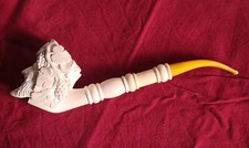 Artistica pipa in schiuma meerschaum pfeife pipe in custodia originale
