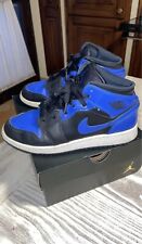 Air Jordan Mid 1 Donna, EU 37.5, Blu e Nere