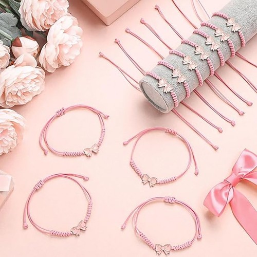 Bracciale fiocco cotone - bracciale,