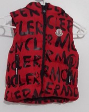 Gilet Moncler bambino rosso