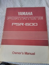 Yamaha PSR-600 Portatone Tastiera Manuale d'uso originale (1992)