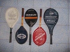5 Racchette Tennis Vintage