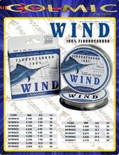 Colmic WIND Fluorcarbon 100% ø0,165->ø0,71 finali pesca in mare mt.50