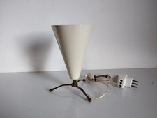 lampada da tavolo a cono tripode anni 60