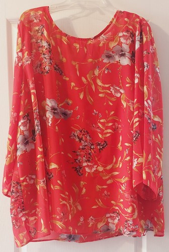Top donna rosso - , stampa