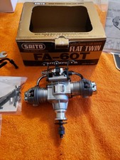 Saito flat twin engine - saito,