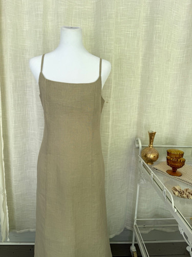 Maxi abito sarah pacini beige - abito,