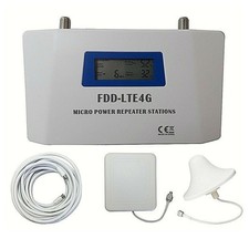 KIT RIPETITORE AMPLIFICATORE BOOSTER SEGNALE ANTENNA GSM DCS 4G FDD-LTE