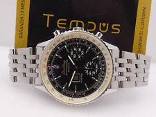 CRONO BREITLING MONTBRILLAT SPATIOGRAPHE NAVITIMER A36030.1 + BOX ACCIAIO WATCH